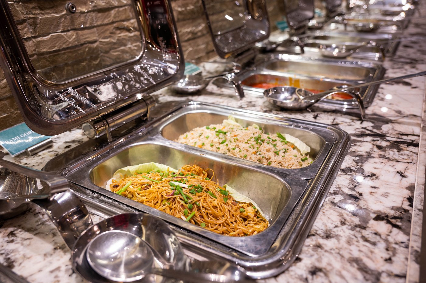 Buffet spread